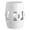 White, variant on JONATHAN Y Lucky Coins 16" Chinese Ceramic Drum Garden Stool, White