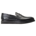 thumbnail image 3 of Base London Mens Sid Leather Penny Loafers, 3 of 4