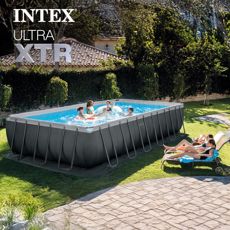 Intex 24ft x 12ft x 52in Ultra XTR Above Ground Pool & Auto Vacuum
