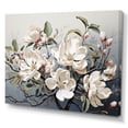 thumbnail image 2 of Designart "Serenading Beige Magnolias Whispers I" Magnolias Canvas Wall Art, 2 of 7