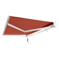 thumbnail image 5 of Awntech 8 Ft Destin Left Motorized Heavy Duty Patio Retractable Awning with Protective Hood (96in x 10.38in x 78in), Terracotta, 5 of 8