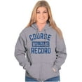 thumbnail image 4 of Mulligan Record Funny Golfer Golfing Unisex Fleece Graphic Zip Up Hoodie Brisco Brands 4X, 4 of 5
