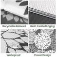 thumbnail image 3 of Outdoor Rug Waterproof Outdoor Plastic Straw Rug Reversible Patio Rug Mat Outdoor Decor Large Area Mats for RV, Picnic, Backyard, Deck, Balcony, Porch, Beach, Camping, 5'x 8',Grey, 3 of 6