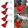 thumbnail image 1 of Daisyyozoid Wholesale 4PC Poultry Water Drinking Cups- Chicken Hen Plastic Automatic Drinker, 1 of 8