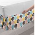 thumbnail image 2 of Polka Dots Bed Skirt, Modern Layout of Leopard Skin Inspired Motifs, Elastic Bedskirt Dust Ruffle Wrap Around for Bedding Decor, 4 Sizes, Multicolor, by Ambesonne, 2 of 2