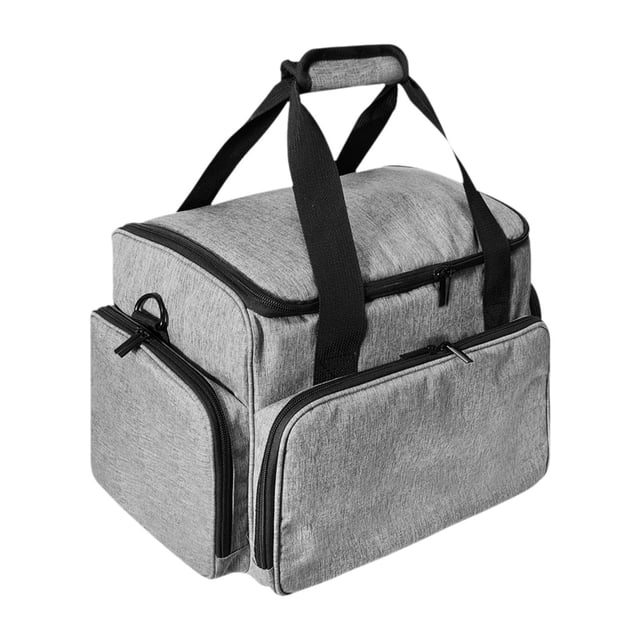 Caja de soporte para esmalte de uñas, bolsa de almacenamiento de esmalte de uñas de poliéster de 40cm x 27cm x 27cm con asas, organizador de esmalte