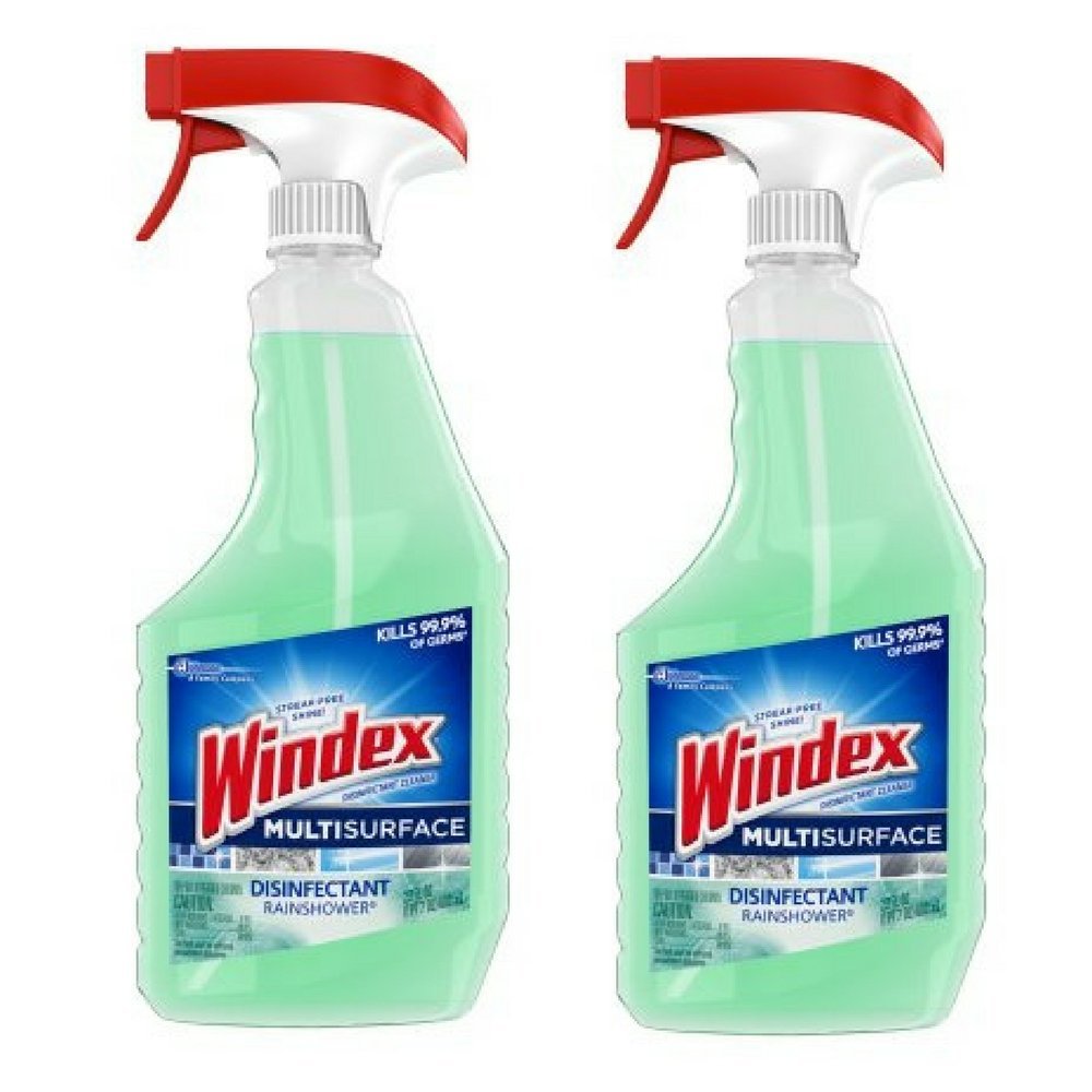 Windex Disinfectant Cleaner MultiSurface with Glade, Rainshower, 23.0