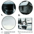 thumbnail image 3 of Designart Fishing House By The Lake III Canvas Wall Art, 3 of 5