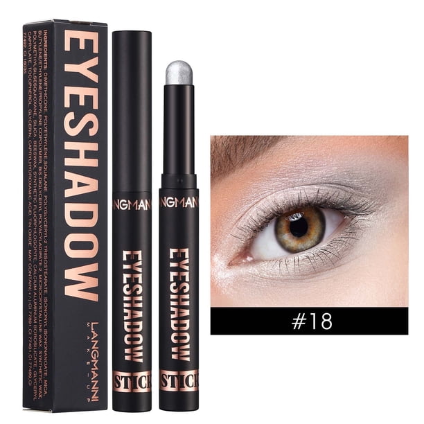 Xihbxyly Palets de liquidación en venta sombra de ojos en barra, sombra de ojos en crema de larga duración, sombra de ojos en barra, sombra de ojos mate, maquillaje de ojos 2 g