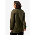 thumbnail image 2 of ellos Women's Plus Size Double Breasted Peacoat, 2 of 5
