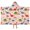 Pink, variant on Pink Dinosaur Floral Pattern Hooded Bath Towel,50"x30" for Ages 3 To 12 Kids, Quick Dry Lightweight Soft Microfiber Hood Beach Towel Cover Up for Kids