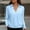 Light blue, variant on Polo Shirts for Women Womens Button Down Shirts Dress Shirts Long Sleeve Cotton Work Shirt Wrinkle Regular Fit Blouse Top Business Work Blouses 2025 Trendy Tunic Top Grey Xxl