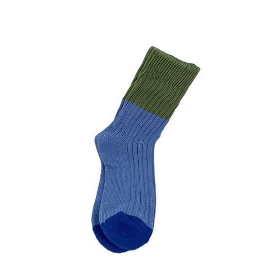 Coloured patterned cotton socks Ladies' casual sailor socks