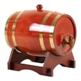 thumbnail image 2 of Dispensador de cerveza Yotijar Barril de vino 15L Marrón rojizo, 2 of 7