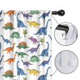 thumbnail image 4 of Blackout Kids Curtains,Dinosaur and Trees White Pattern Children's Insulated Curtains Set Of 2,Bedroom Essentials,Toddler Room Decor 42"x84", 4 of 5