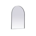 thumbnail image 3 of Metal Frame Arch Mirror 27x36 Inch in Brass, 3 of 7