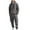Dark Gray, variant on ZUKMRJPC Men's Fleece Tracksuit Set 2 Piece Quarter Zip Fashion Hooded Sweatshirts with Drawstring Pants Sets Casual Jogging Sports Suits