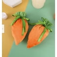 thumbnail image 1 of JIUOU 10Pcs Easter Carrot Gift Velvet Bag Jewelry Basket Candy Bags with Drawstring, 1 of 4