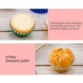 thumbnail image 4 of Toystoory Nuevo 100 piezas de papel de aluminio dorado/plateado/rojo/morado/verde para hornear muffin cup cake wrappers case Herramientas y accesorios para hornear oro Toystoory HA0096-04B, 4 of 6