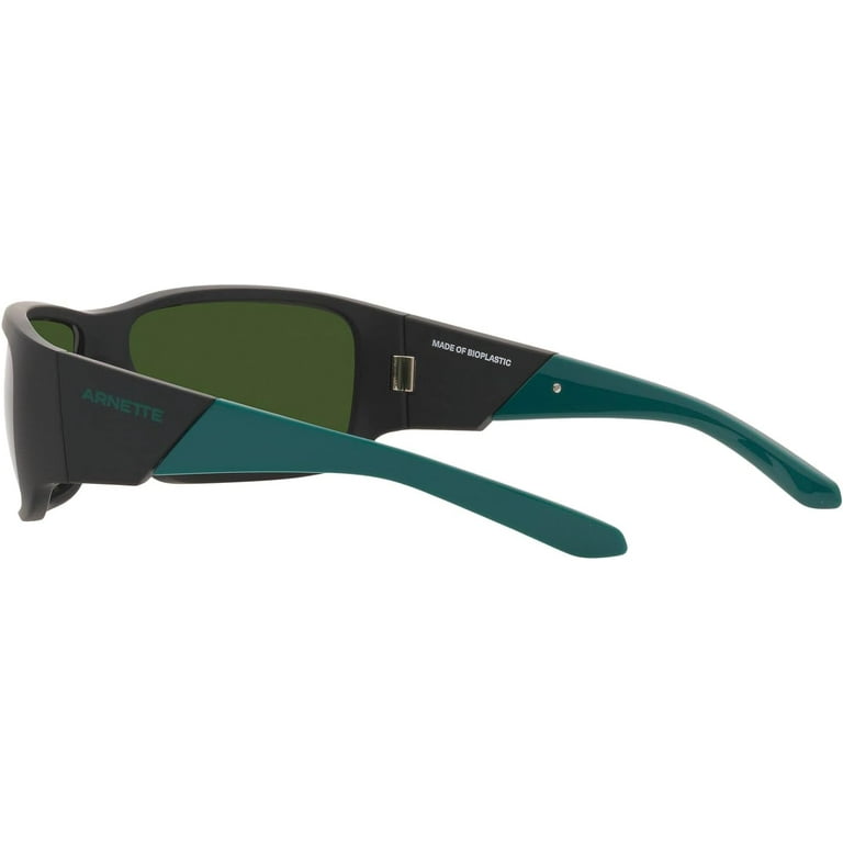 ARNETTE AN4297 280771 Snap Ii Matte Black Dark Green 64 mm Men's