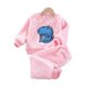 thumbnail image 3 of Juego de pijama para niños, niñas y niños pequeños, abrigo de dinosaurio de franela cálida, chándal para el hogar de 1 a 6 años, Invierno, 3 of 4