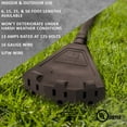 thumbnail image 5 of Brown Outdoor Extension Cords | Perfect For Lawn & Landscape Lighting | 15 Feet, 5 of 6