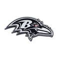 thumbnail image 1 of Fanmats 4298905622 Baltimore Ravens Premium Metal Chrome Auto Emblem, 1 of 1