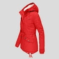 thumbnail image 5 of Vedolay Cardigan for Women Long Sleeve Bomber Jacket Coat with Pocket Red,3XL, 5 of 5
