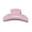 Light Pink, variant on SmartBy Hair Claw Contrast Color Hollow Design Back Head Shower Clip Anti-slip Medium Size Shark Hair Claw Versatile Hair Accessory
