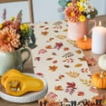 thumbnail image 4 of Fall Gnome Pumpkin Table Runner, Autumn Thanksgiving Kitchen Dining Table Decoration for Home Party Decor 13x60 Inches, 4 of 9