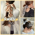 thumbnail image 3 of Foulard Décorative en Soie Bandeau Foulard Longue pour Femmes Sac à Main Ruban Accessoire pour Cheveux, 3 of 8
