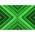 thumbnail image 1 of Ahgly Company Machine Washable Indoor Rectangle Transitional Green Area Rugs, 8' x 10', 1 of 7