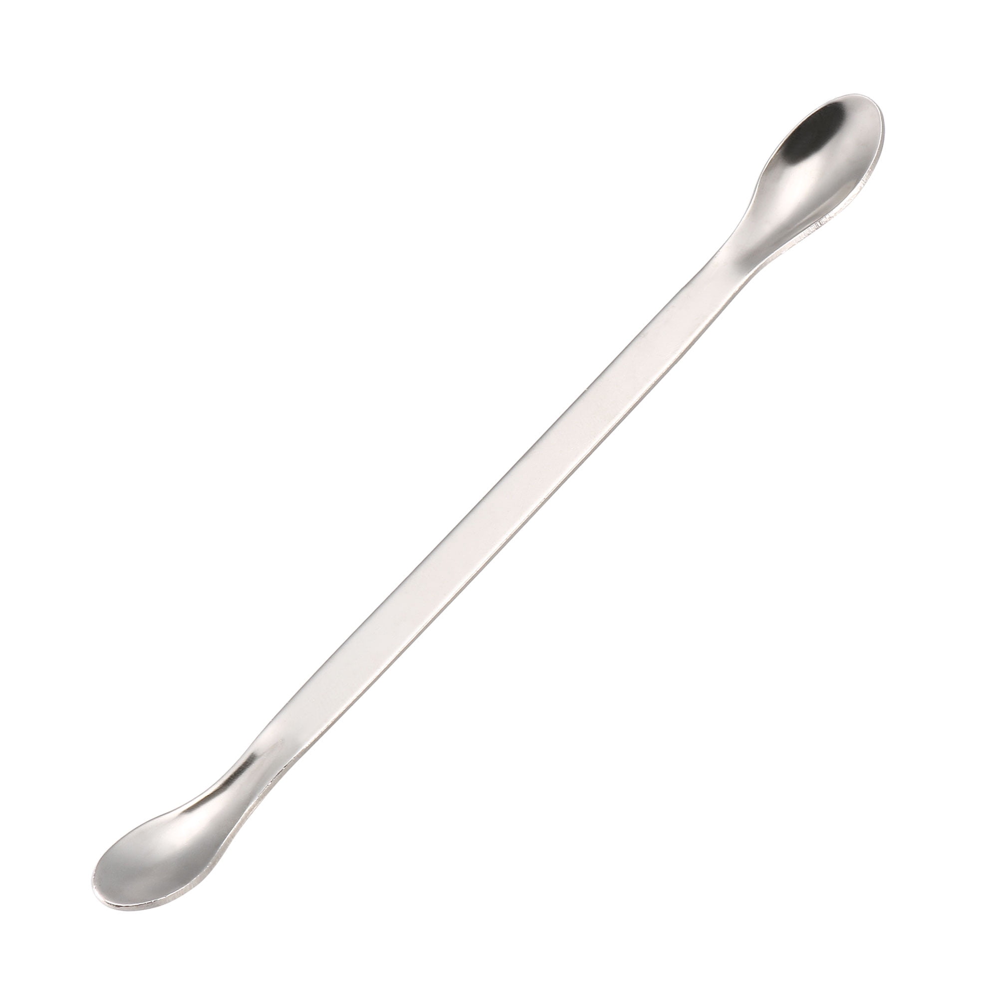 Sampling Double Head Spoons 160mm Stainless Steel Lab Reagent Scoops