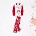 thumbnail image 4 of Ensemble de Pyjama Familial 2 Pcs Décontracté avec Orignal Imprimé, Haut à Manches Longues et Pantalon, Tenue Quotidienne, 4 of 8