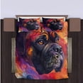 thumbnail image 4 of 3 Pieces Duvet Cover Set Bullmastiff Dog 3D Print Bedding 1 Duvet Cover 2 Pillowcases Natural Animals Comforter Sets Soft Breathable for Boys Girls Children 3HuUTv, 4 of 5