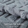 thumbnail image 4 of Soft Faux Fur Throw Pillow Covers 16x16 - Plush Short Wool Velvet Decorative Pillow Covers - Couch Sofa Pillow Covers For Living Room - With 3d Diamon, 4 of 5