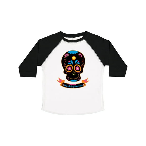 Inktastic Day of the Dead Skull Blk Boys or Girls Toddler T-Shirt