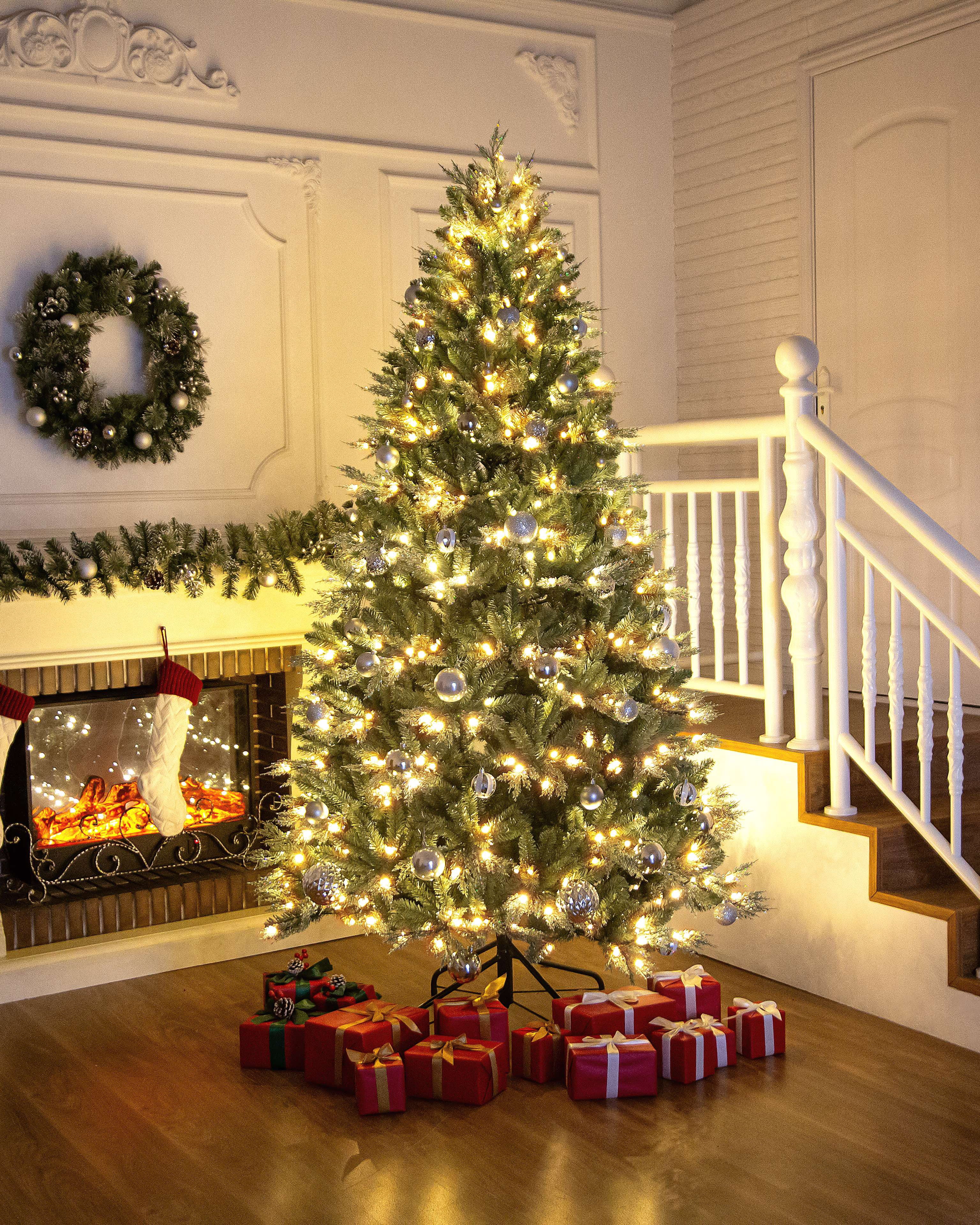7.5 Foot Silverwood Christmas Tree by Holiday Time