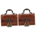thumbnail image 4 of 2 Count Bin Boxes Vintage Storage Wooden Decorative, 4 of 8