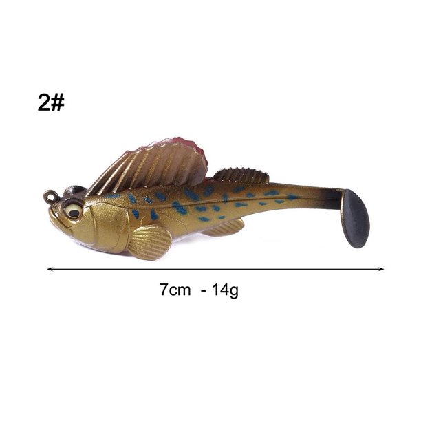 Soft Bait Jumping Fish 4cm 14g Señuelos Simulación Pesca artificial (2) Sywqhk Para Estrenar