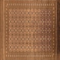 thumbnail image 1 of Ahgly Company Indoor Square Oriental Orange Industrial Area Rugs, 5' Square, 1 of 4