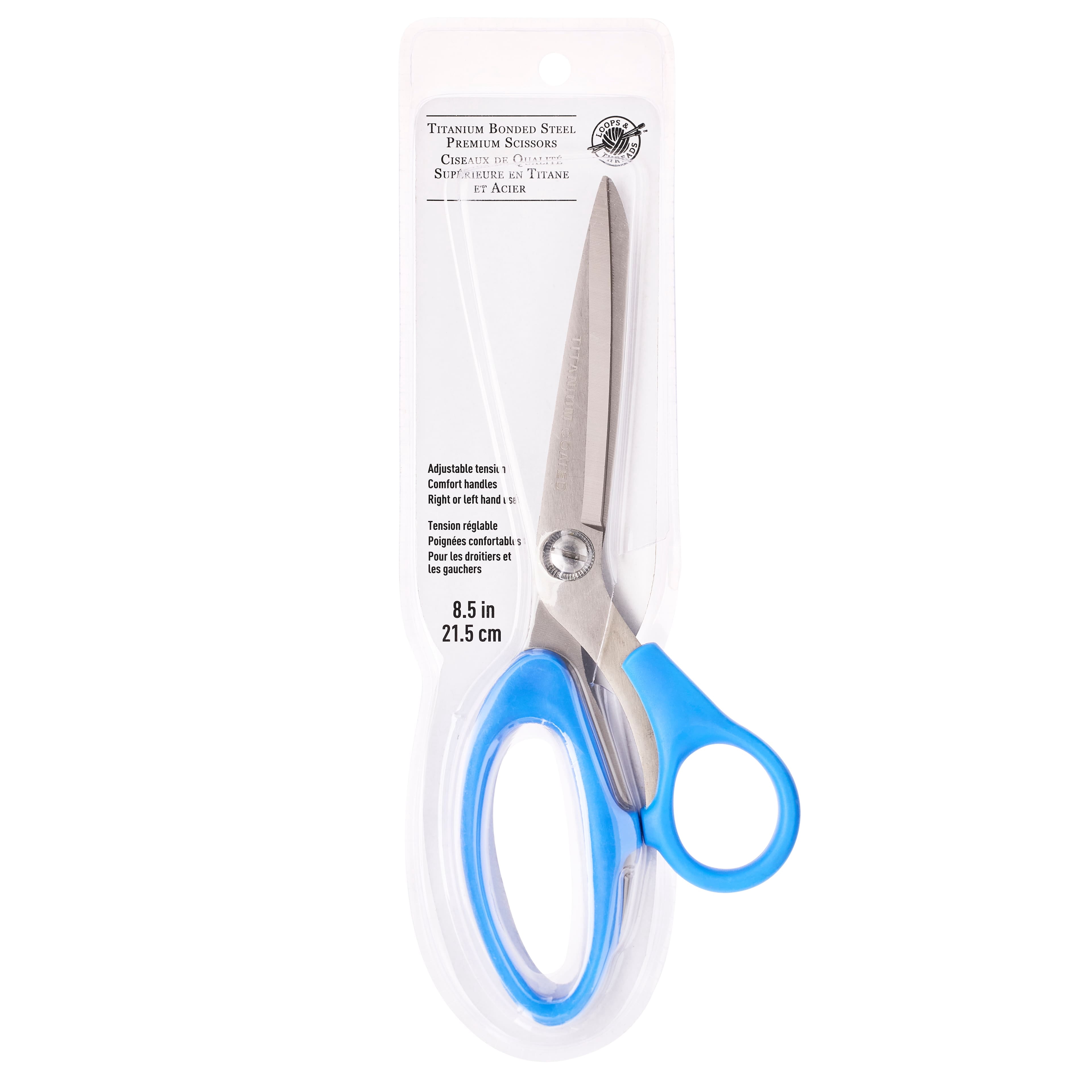 12 Pack: Titanium Alloy Bonded Steel Premium Scissors by Loops & Threads