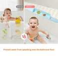 thumbnail image 3 of Flexible Silicone Bathtub Splashing Barrier Adhesive Pads Quick Installation, 3 of 7