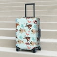 thumbnail image 5 of Yiaed Cute Pug Dogs Print Travel Luggage Cover Suitcase Protector Fits 18-32 Inch Luggage Wheel Covers Patterned Elastic Luggage Anti-scratch（No luggage）-Large, 5 of 5