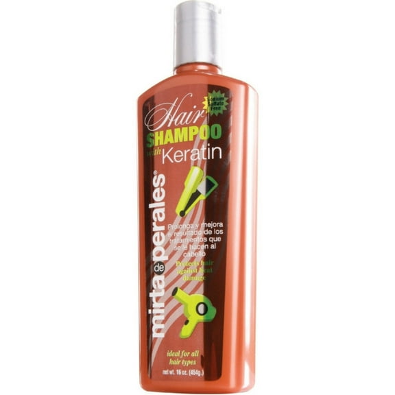 Mirta de Perales Keratin Shampoo, 16 oz (Pack of 4)