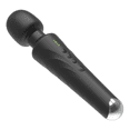 thumbnail image 1 of Rulwuck Powerful personal wand massager with 20 vibration modes, 8-speed body massager, cordless charging, quiet handheld electric back massager,black,Silicone ABS,Mini wand massager, 1 of 8