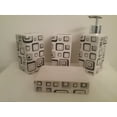 thumbnail image 3 of Heavenly Designs Watson Bathroom Accessories - Taupe and Black Porcelain Bathroom Accessory Set, 3 of 4