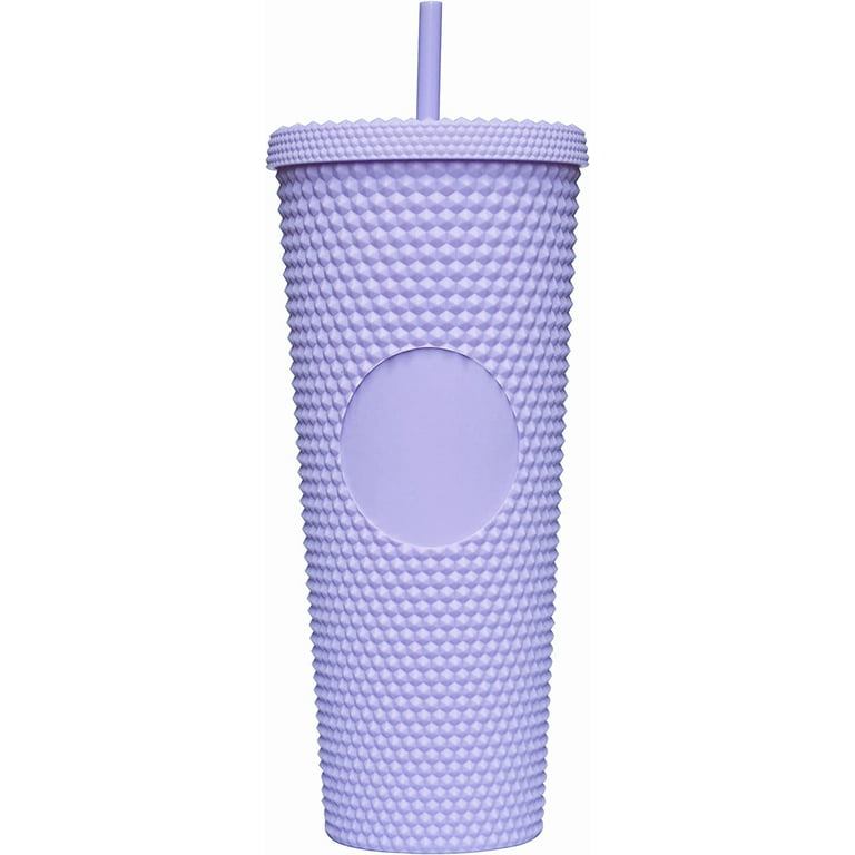 Light Purple Studded 24oz G.F.K Iced Coffee Cold Tumbler With