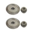 thumbnail image 1 of 4x Angle Grinder Spare Part Tapered Bevel Gear Set for Silver Metal, 1 of 3