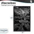 thumbnail image 4 of Stupell Industries Farmhouse Morning in Yosemite Valley Black Floating Frame Canvas Art, 17 x 25, by Jon Evan, 4 of 8